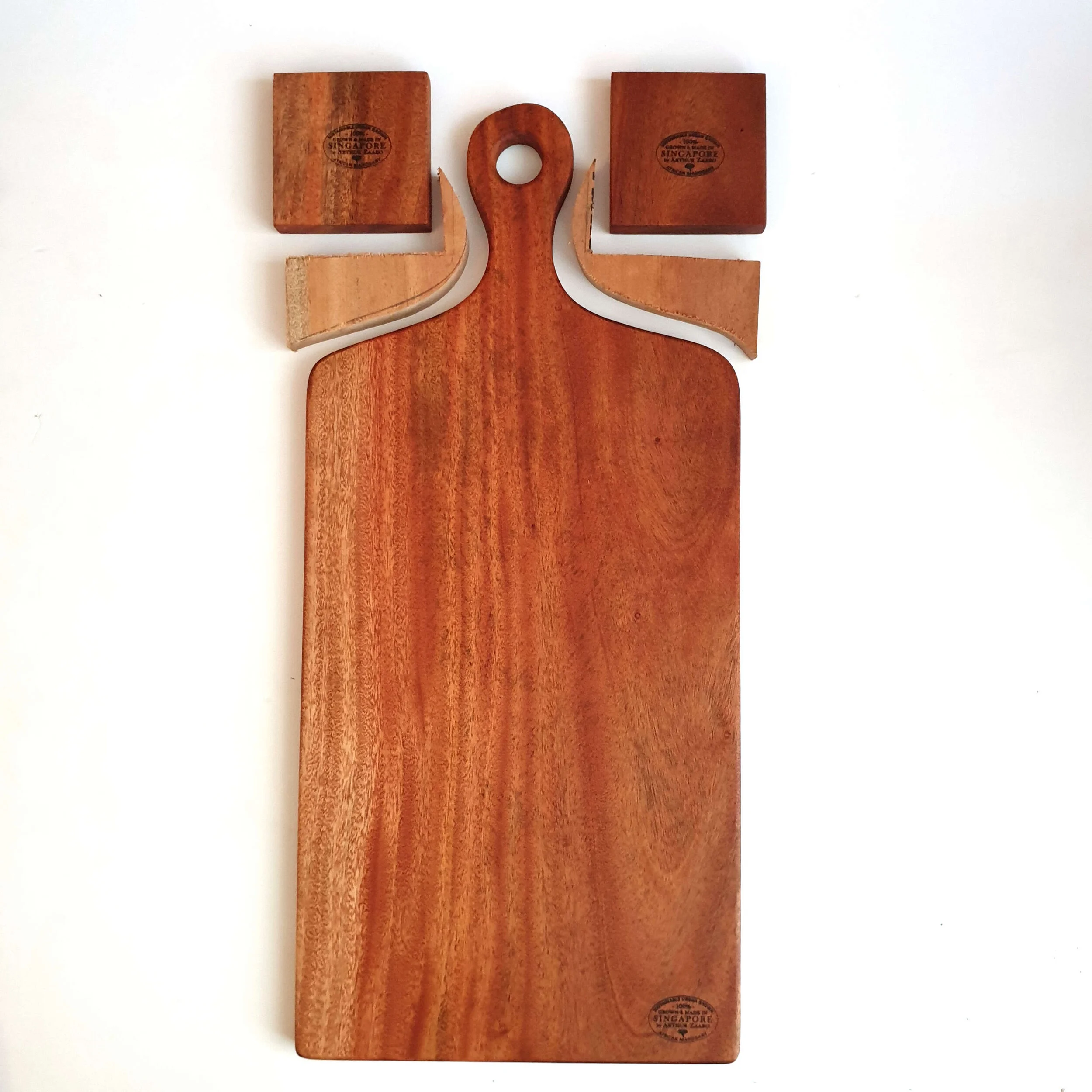 Artisanal Board & Coaster Set — ARTHUR ZAARO Sustainable Singapore
